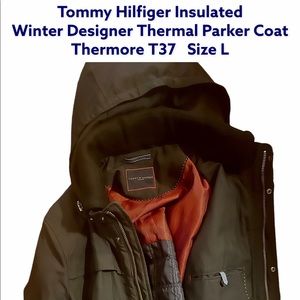 Tommy Hilfiger Men's Winter Thermore Parker Coat